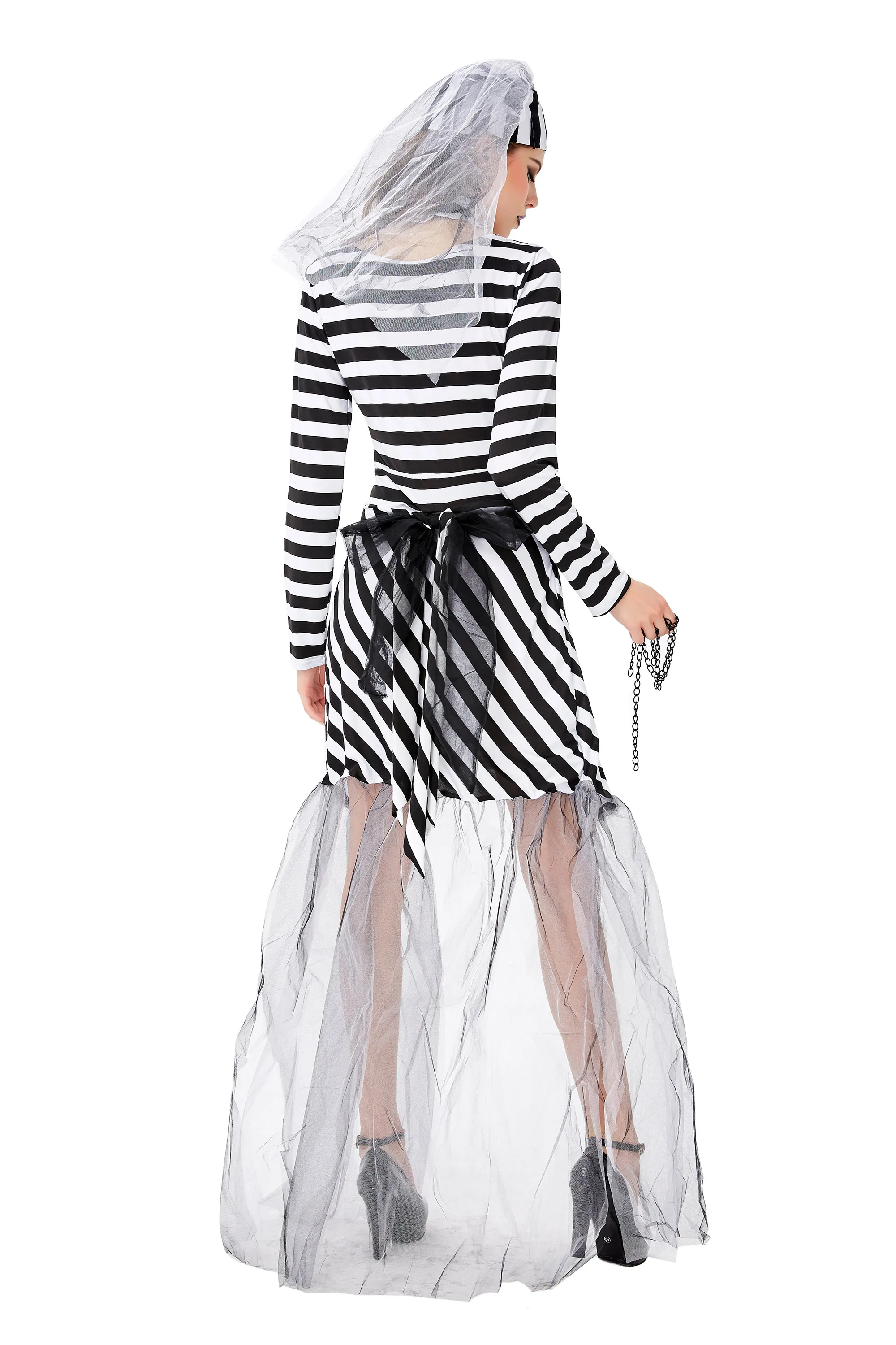 Хэллоуин зло кладбище призрак пара жениха тело невесты ужасов свадебное платье