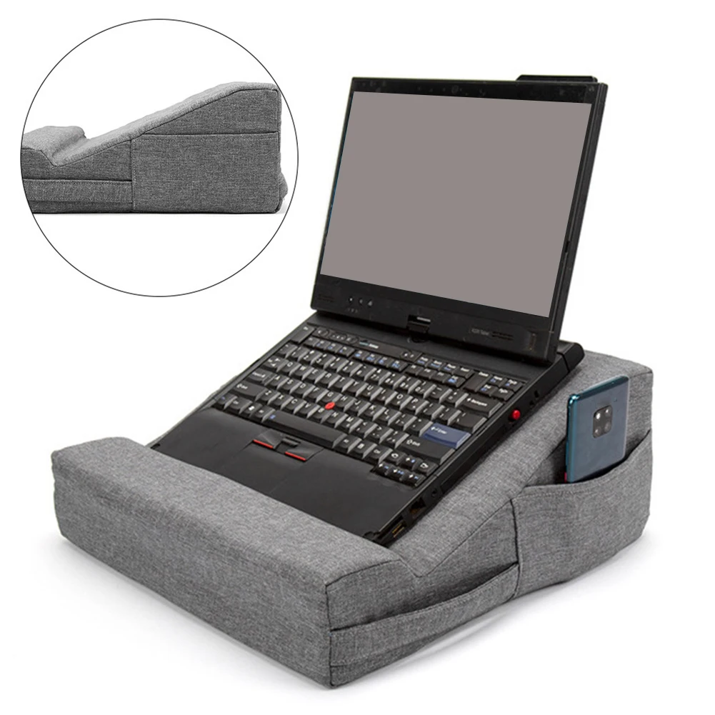

Multifunctional Tablet Holder Rack Cushion Laptop Stand Book Reading Solid Tablet Pillow