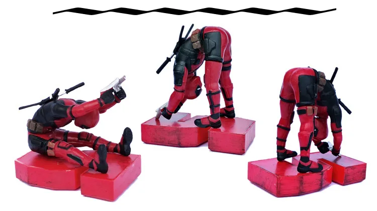 Автомобили украшения личность Deadpool кукла украшение автомобиля центральной консоли украшения компьютер компаньон кукла авто аксессуары