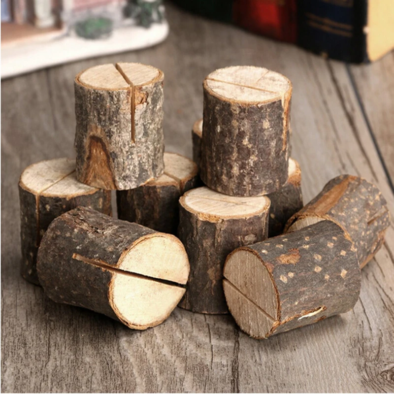 10 шт./компл. деревянная база деревенский номер свадебного стола стенд место имя