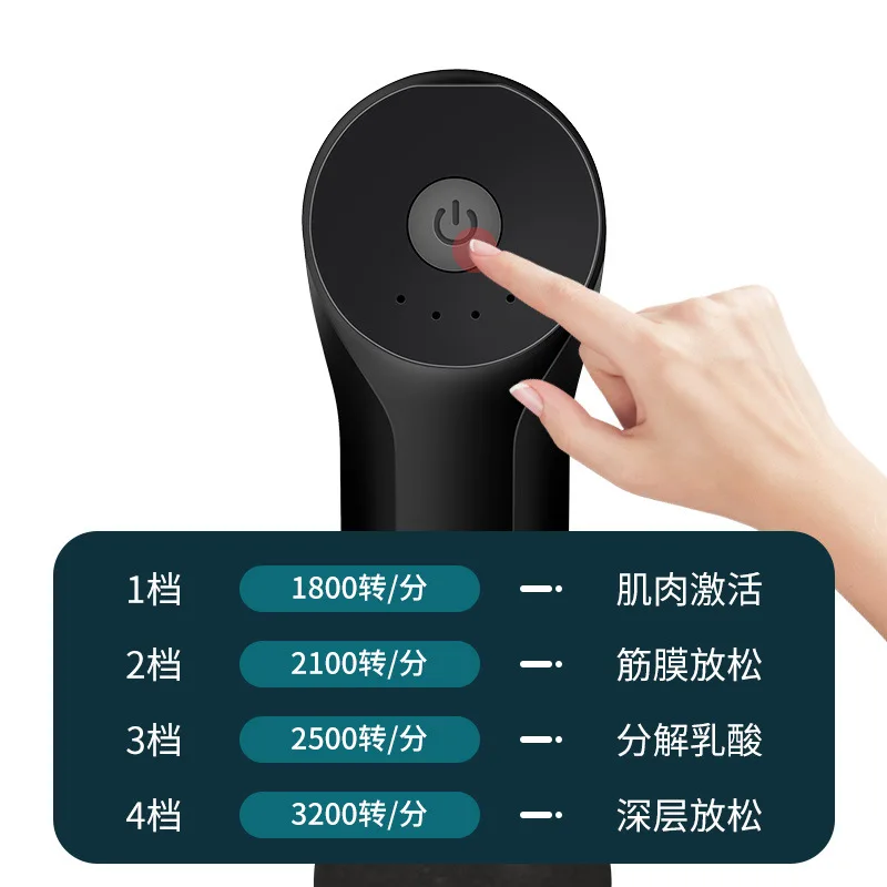 Массажер для мышц Muscle Fitness Equipment Relaxation Muscles Wireless Smart Fascia Electric Massager Machine с функцией шумоподавления.