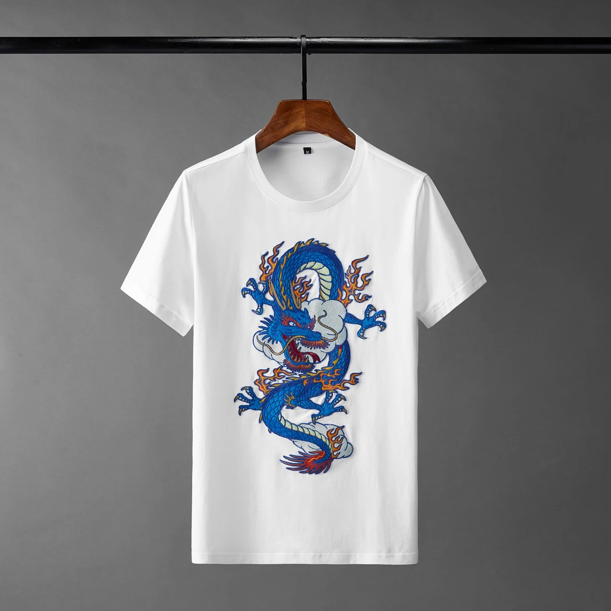 

100% хлопок, летние мужские футболки, роскошные мужские футболки с коротким рукавом и вышивкой, размеры плюс 4xl, тонкие мужские футболки