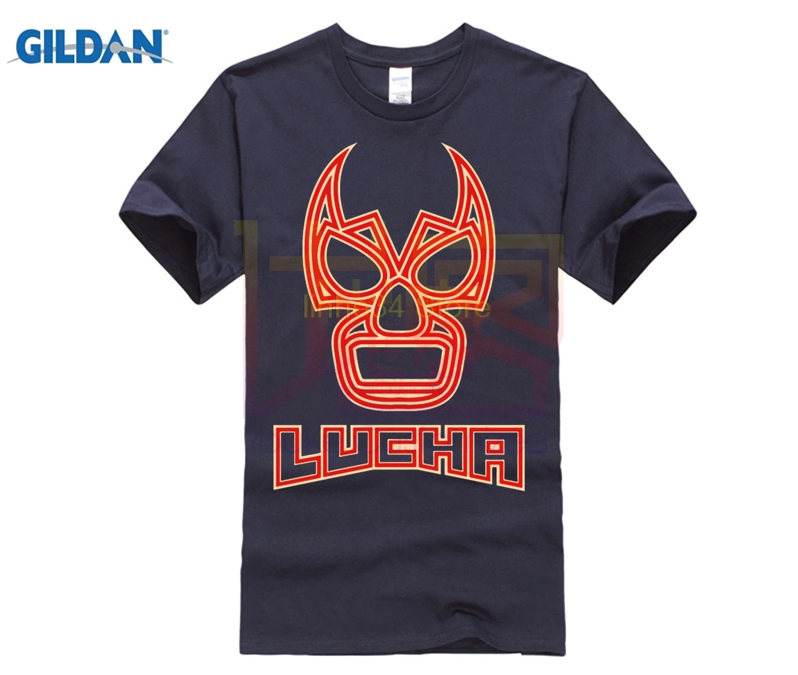 GILDAN интернет магазин футболок 2017 Lucha Libre маска Мексиканская борьба WWF