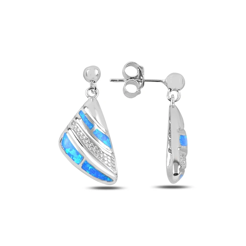 

Silverlina Sterling Silver Opal Gemstone Dangle Earrings