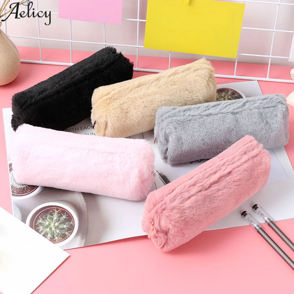 Aelicy Женская креативная ручка для сумок коробка милых девушек плюшевый