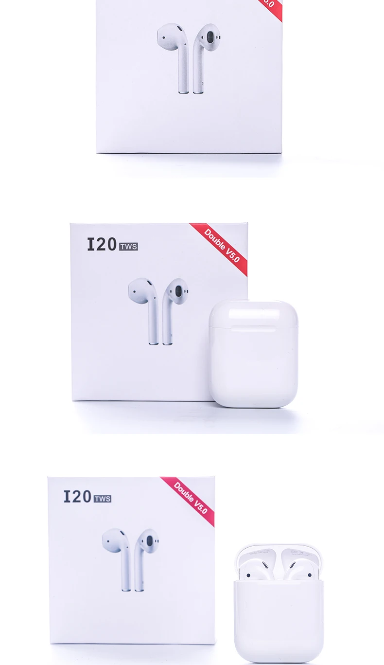 Istoreshop последняя i20 tws Беспроводная bluetooth-гарнитура Realtek чип для iPhone и Android i10/i12/i20/i80/i100/i200/i200XR/i1000