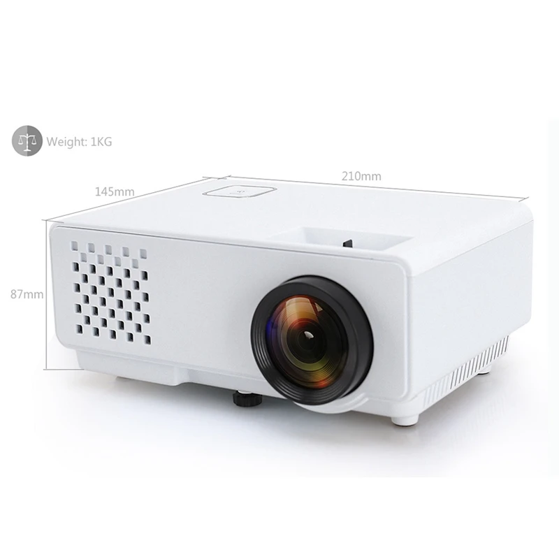 Hd Rd810 мини проектор 1000 люмен портативный светодиодный видео Rd 810 видеоигр