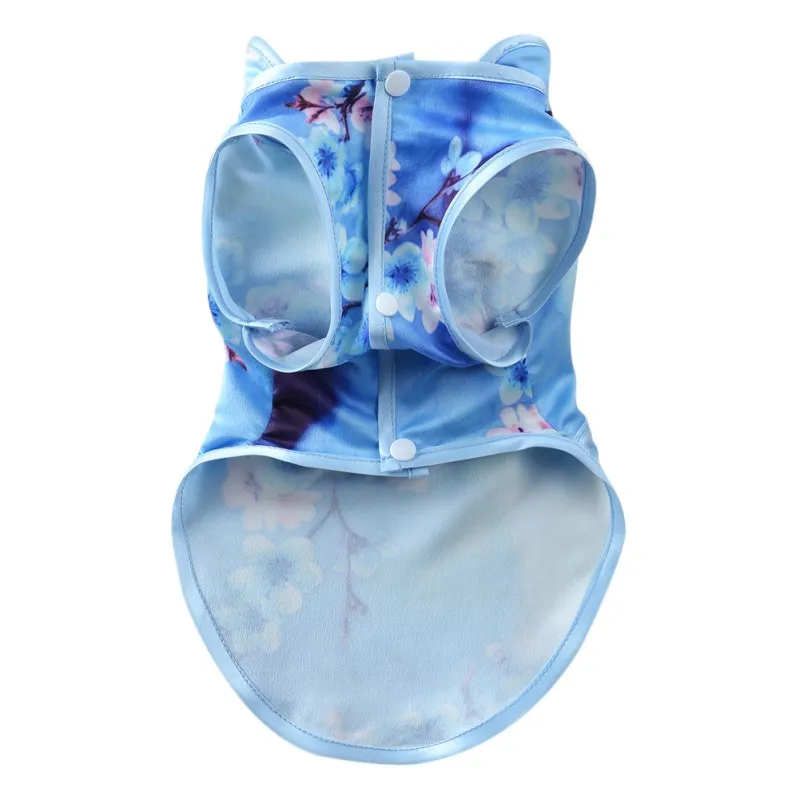 Китайские традиции летнее платье для собак одежда чонсам костюм домашних