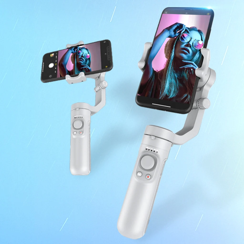 

HQ3 3-Axis Handheld Gimbal Foldable Smartphone Video Record Anti-Shake Stabilizer Wireless BT 5.0 for Youtube Live Travel Vlog