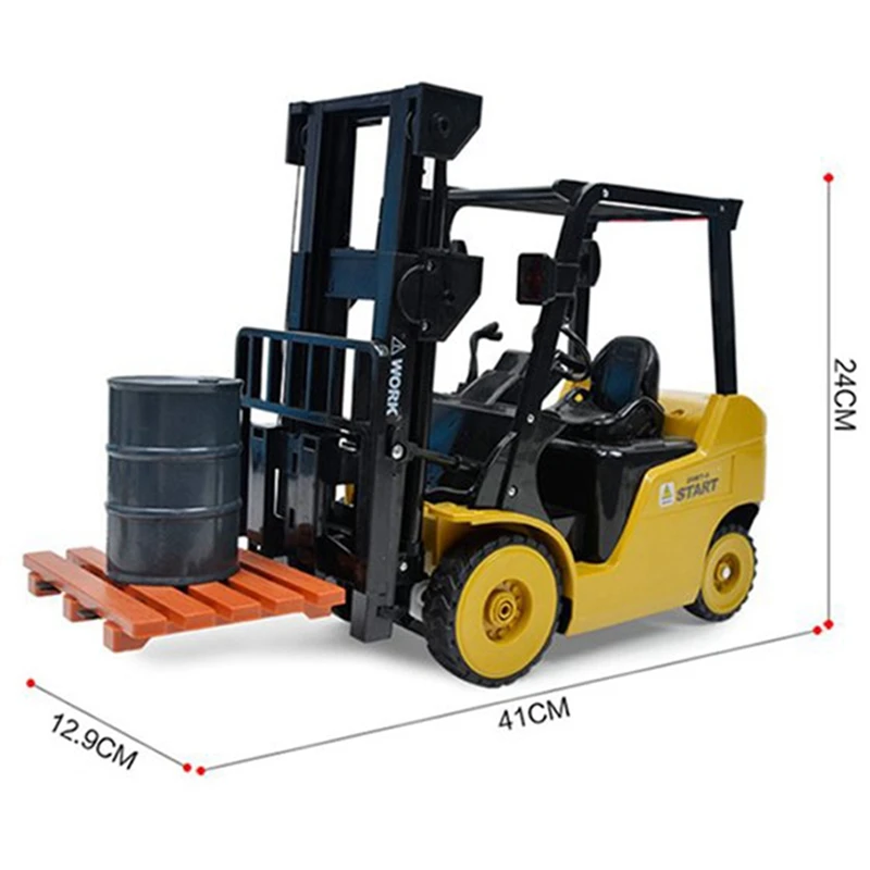 

Big Size 1: 8 11CH RC Forklift Truck Crane RTR Engineer Vehicle Toys Kids Remote Control Car Toy