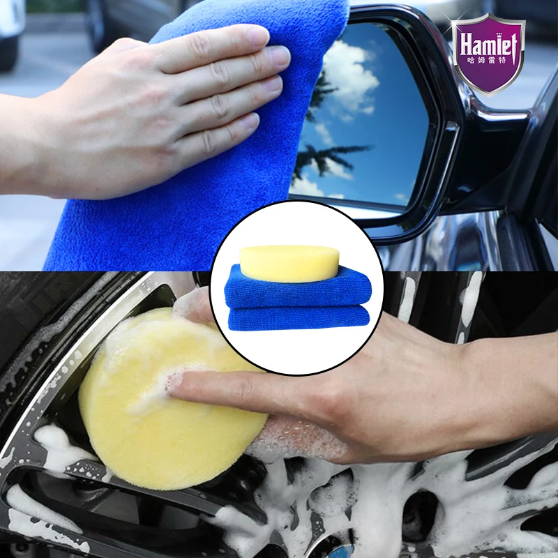Чистки автомобиля Полотенца щетка микрофибра полировки авто мыть очистки и