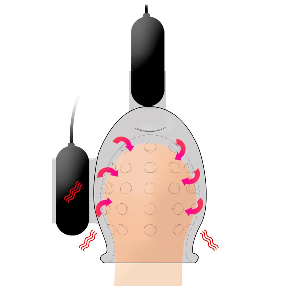 Вибратор для мужчин Glans интимные игрушки взрослых Мужской мастурбатор массаж