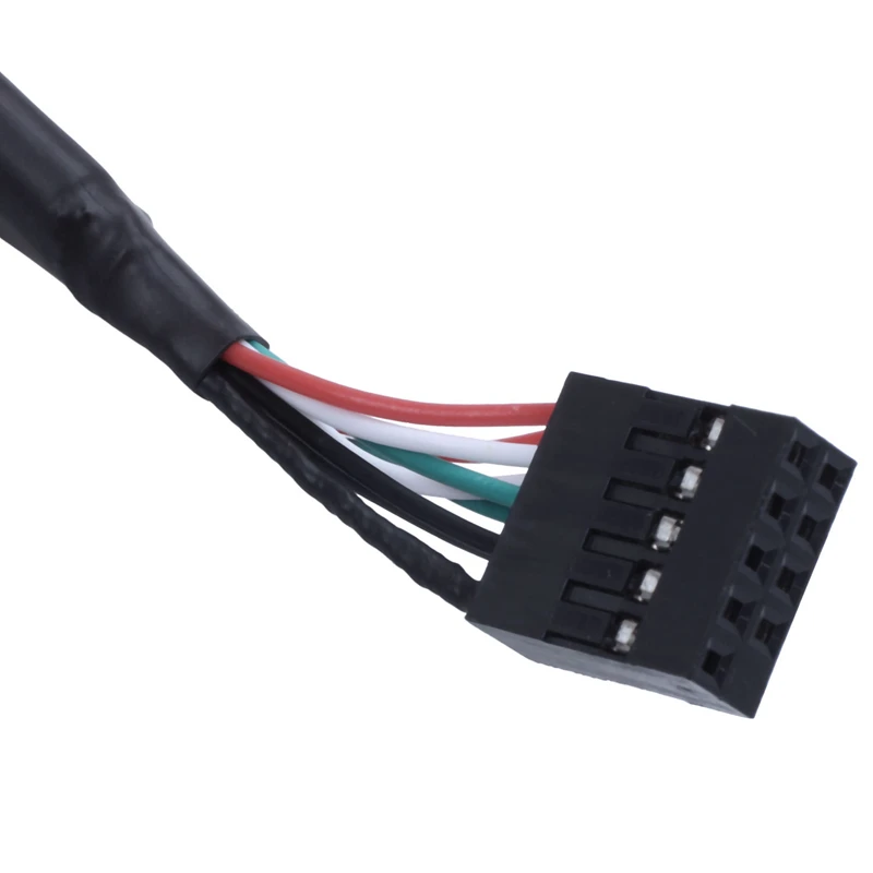 9 Pin To Dual USB 2 0 type A Female Header Кабель адаптер материнская плата|Кабели передачи данных|