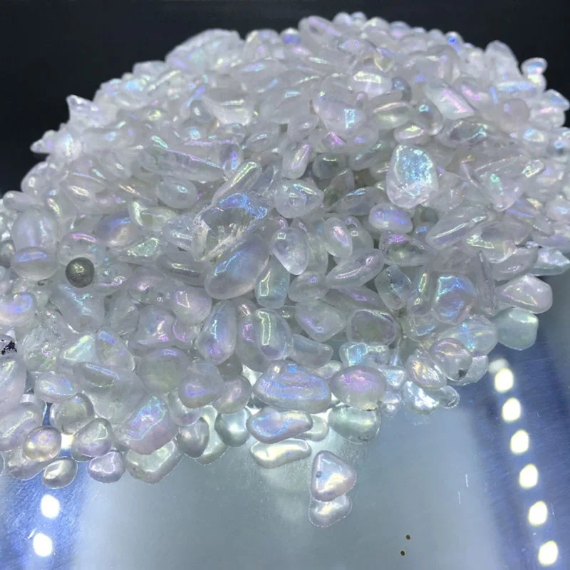 

100g Beautiful Natural Moonstone Gravel Quartz Crystal Mineral Samples