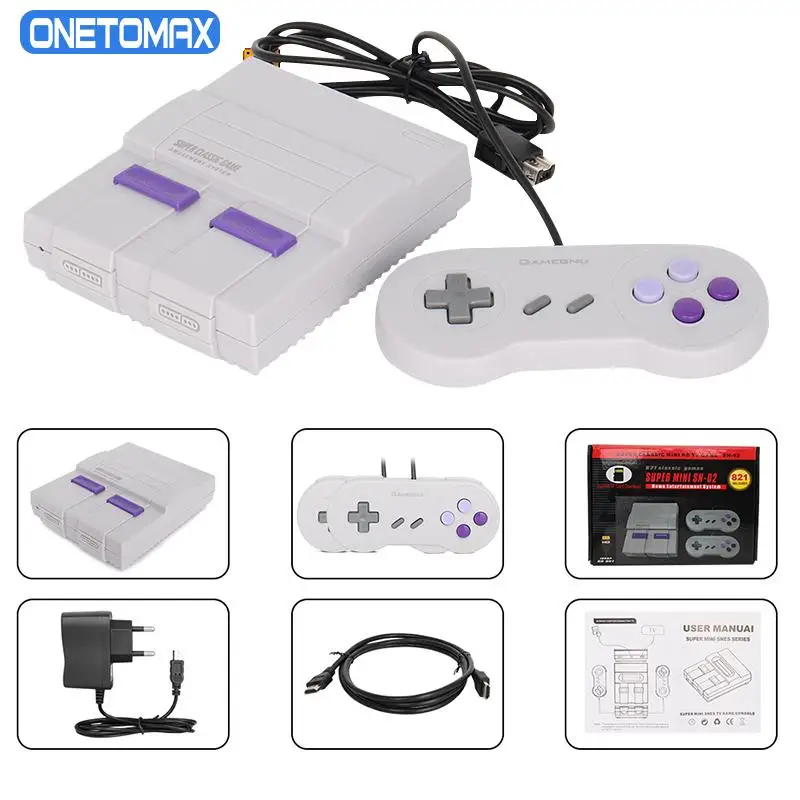 8-битная ретро супер Классическая Мини-игровая приставка HD/AV с 821/620 играми для