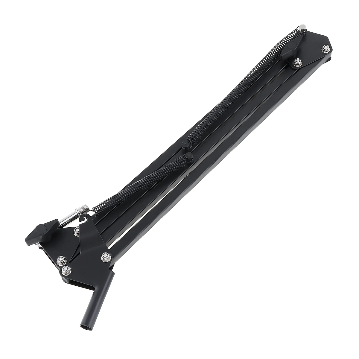 Подставка для микрофона черная держатель с ножничным рычагом зажим без зажима из