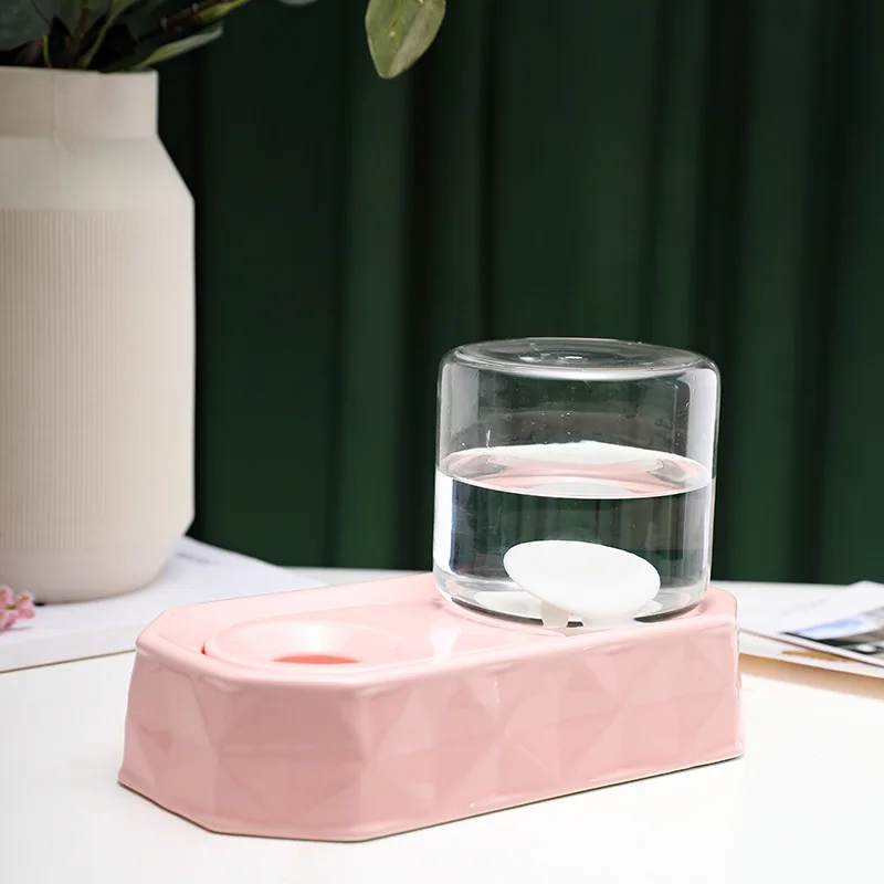 

Dog Cat Ceramic Bowl Pet Water Dispenser Non Wet Mouth Flat Face Anti Chin