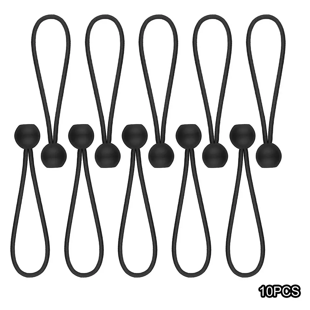 

10PCS Bungee Cord Ball Tarp Elastic Rope Ties Hooks Heavy Duty For Outdoor Camping Tents Hiking AccessoriesTarpaulin Holder