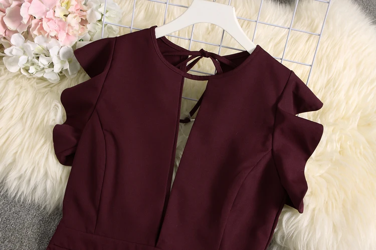 ALPHALMODA летние женские сексуальные комбинезоны с глубоким v-образным вырезом, однотонные прямые длинные штаны, женские вечерние комбинезон, комплект одежды