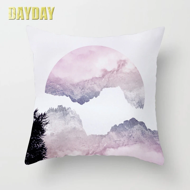 Marble Cushion Cover 45*45 Geometric Printed Pillowcase Sofa Decorative Pillows For Livingroom Home Decor Cushions Pillow Case | Дом и сад