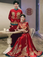luxury ancient dragon phoenix embroidery marriage set oriental cheongsam chinese style bride wedding dress %d0%ba%d0%b8%d1%82%d0%b0%d0%b9%d1%81%d0%ba%d0%b0%d1%8f %d0%be%d0%b4%d0%b5%d0%b6%d0%b4%d0%b0