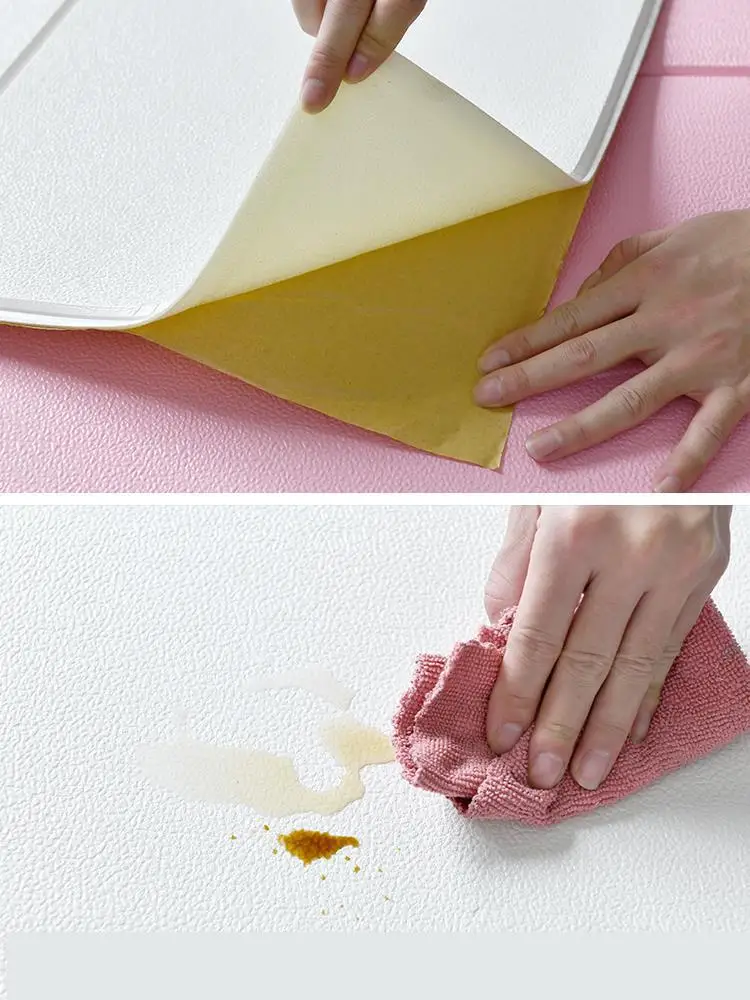 

3d Wall Stickers Modern Simple Dali Pattern Decoration Waterproof Antifouling Self Adhesive Thicken Anti-collision DIY Decorativ