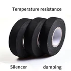 Длинная термостойкая огнестойкая лента 15 м, автомобильная самоклеящаяся бархатная Защитная обвязочная лента для жгута проводов