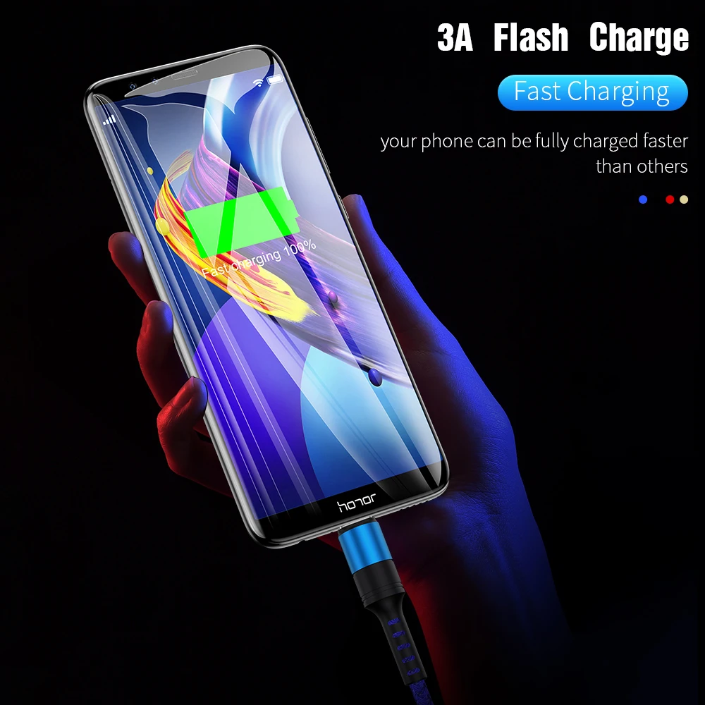 Micro USB Cable QC3.0 Fast Charging For Xiaomi Redmi Note 5 6 Pro Mobile Phone for Samsung S7 Charger 1m 2m | Мобильные телефоны и