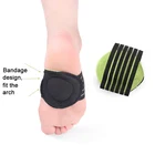 2 шт = 1 пара тонких зеленого и черного цветов Арка Поддержка коврик для ног коврик корректор ортопедический регулятор средней длины стельки подушки из дышащего материала