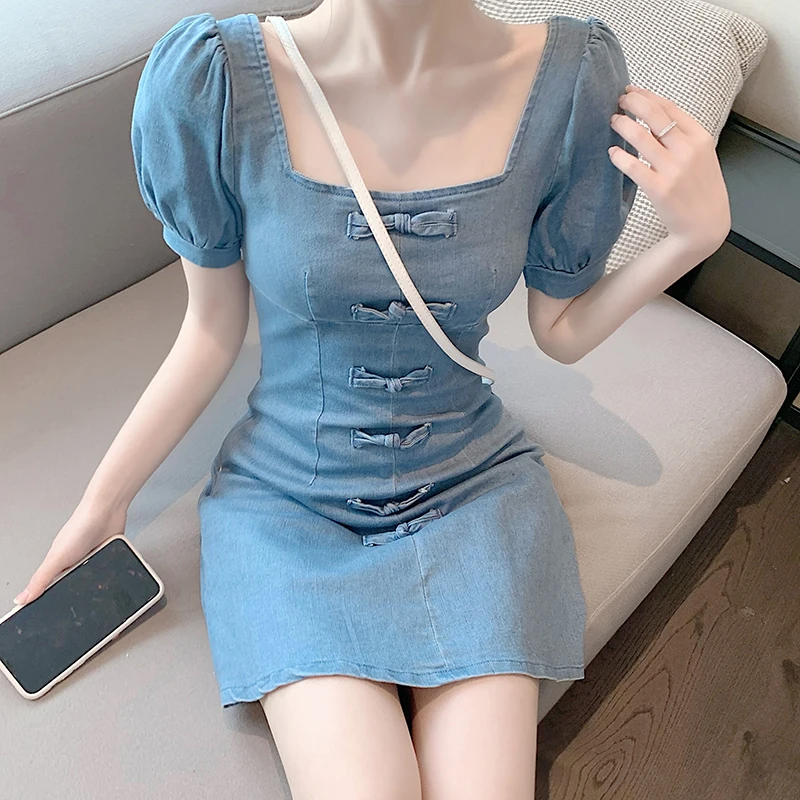 Новая женская одежда французских меньшинств в гонконгском стиле ретро платье с