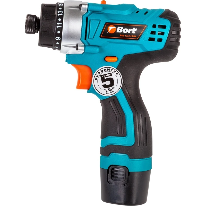 Screwdriver Bort bab-12x2li-fdk 1.5ah with two batteries (91276056) | Electric