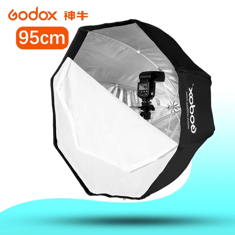 Фотостудия Godox 95 см 38 дюймов фотовспышка Speedlite Зонт софтбокс