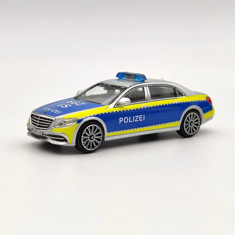Master 1:64 для Maybach S-Class S600 Polizei литые модели подарки коллекционные игрушечные