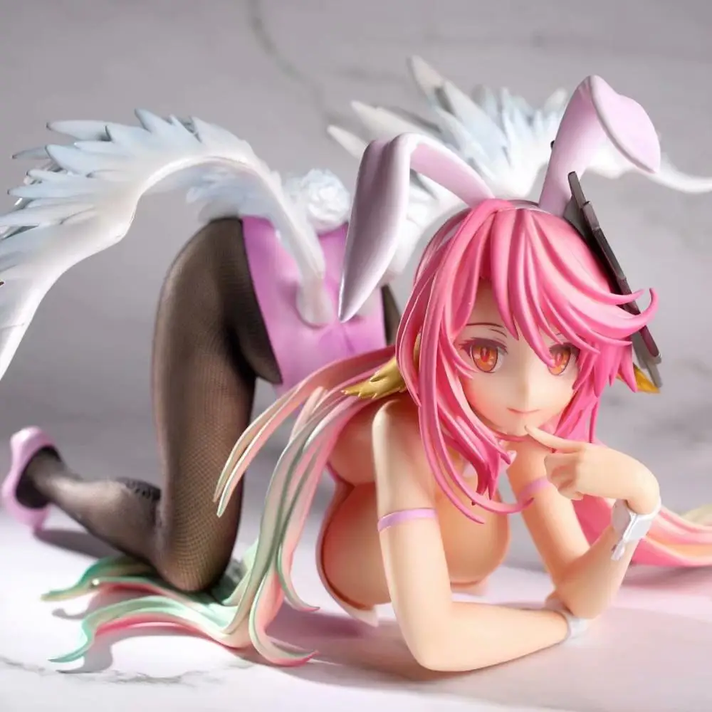 16 см No Game Life Sexy Rabbit Girl Jibril ПВХ 1/4 статуя для сбора игрушек и подарков | Игрушки хобби