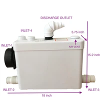 400w macerator pump 220 240v use in bathroom for toilet
