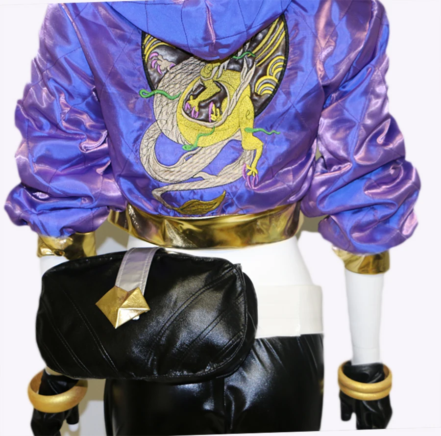 

Hot New!!LOL Idol singer new skin KDA Akali cosplay costume Preaty Dress