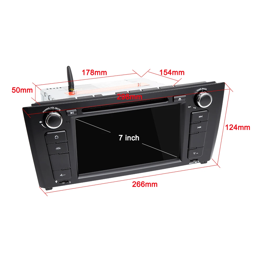 IPS DSP Авторадио 1 Din Android 10 автомобильный DVD-плеер для BMW E87 серия E88 E82 E81 I20