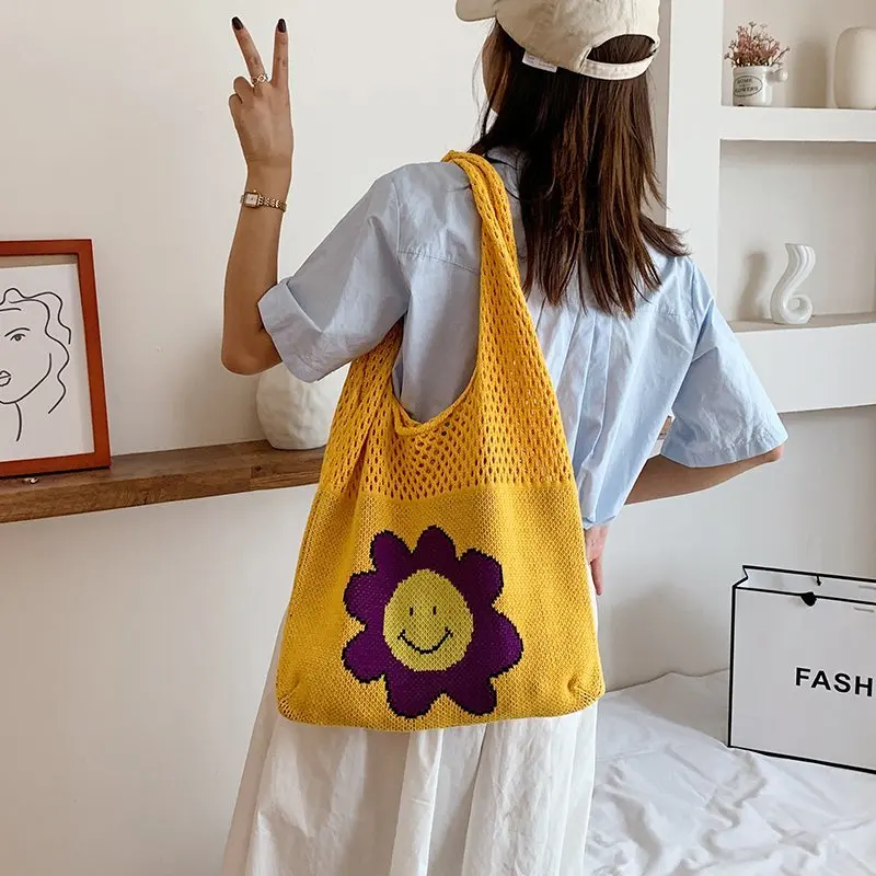 

Плетеные хлопковые большие женские сумки, Роскошная большая сумка на плечо для женщин, сумка для покупок 2021, дизайнерская сумка, женская сум...