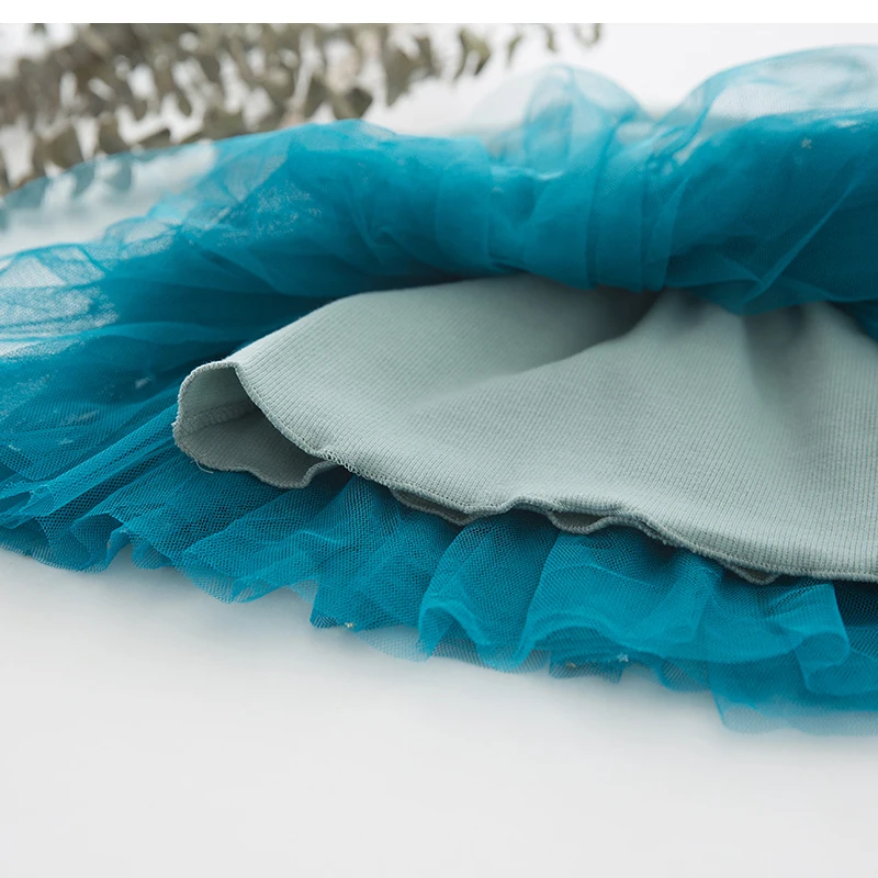 Детские платья для девочек 1-5 лет платье принцессы Эльзы с длинным рукавом