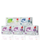 5 упаковок анионных гигиенических прокладок, прокладки для трусиков для женщин, использование в период 100% хлопка, женское Впитывающее средство для гигиены менструаций