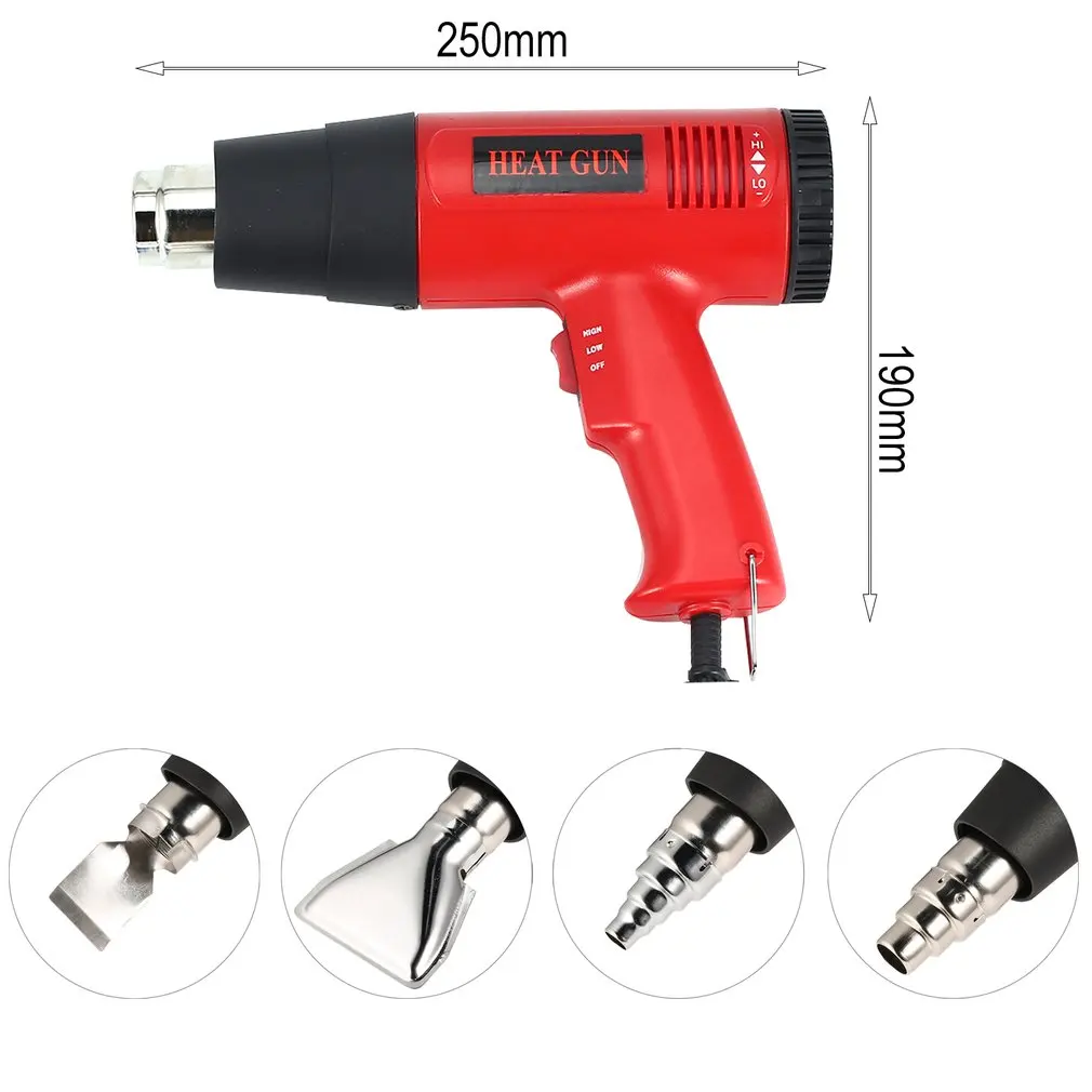 1800 Вт электрическая тепловая пушка горячего воздуха Температура Регулируемый