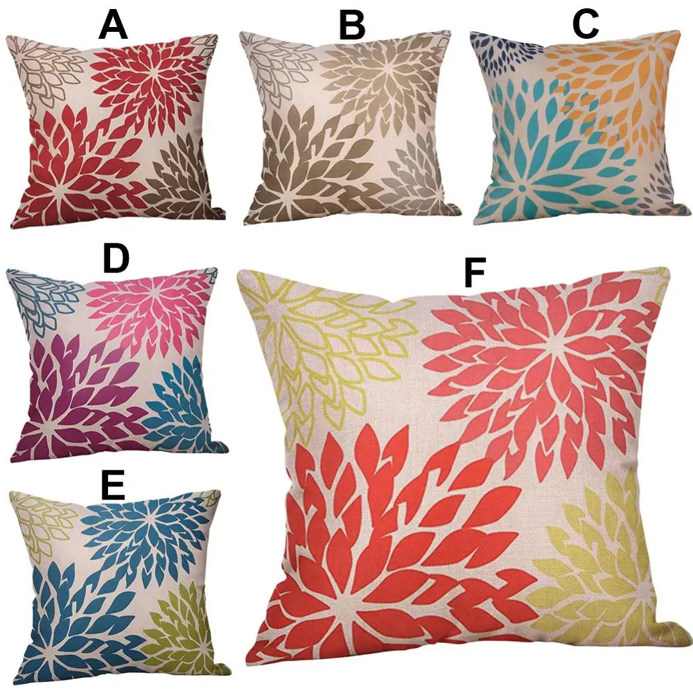 Рождественская наволочка с принтом льняная декоративная для дивана дома Housse coussin