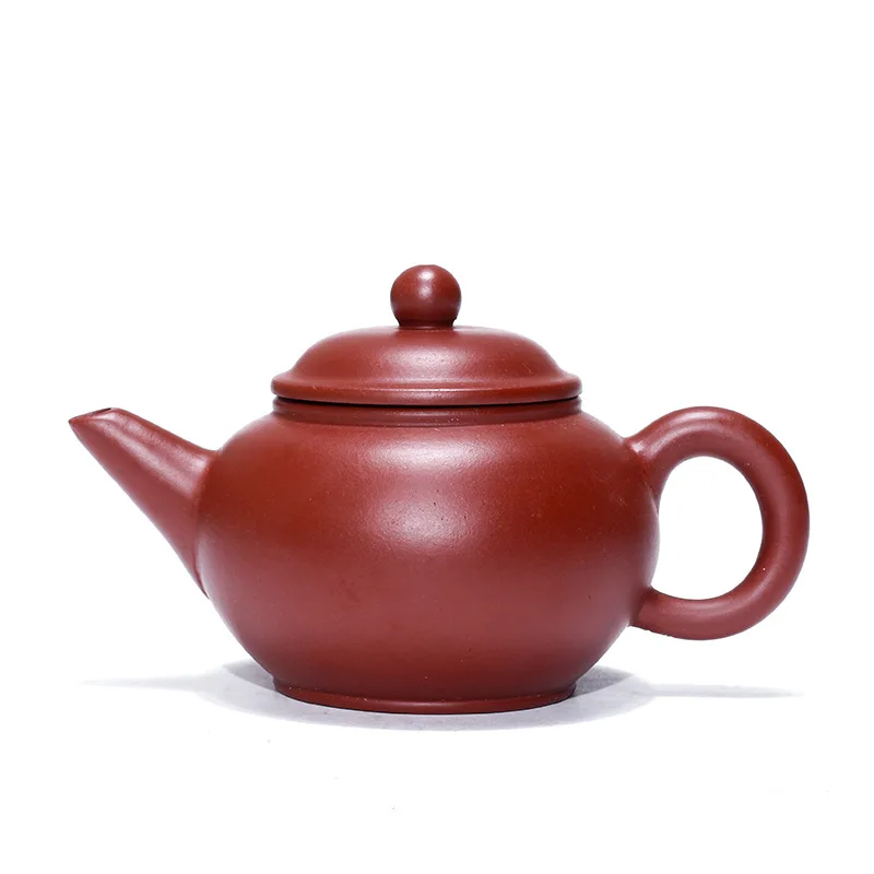 

Horizontal Yixing purple clay teapot Dahongpao famous master Wang handmade teapot travel tea set goods