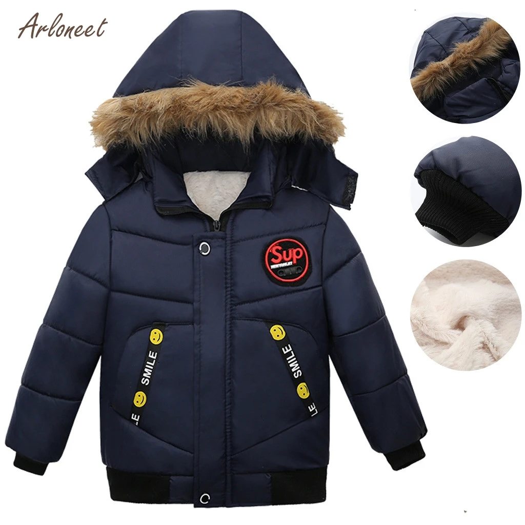 Куртки ARLONEET детское пальто Детские плотные для мальчиков и девочек зимние теплые
