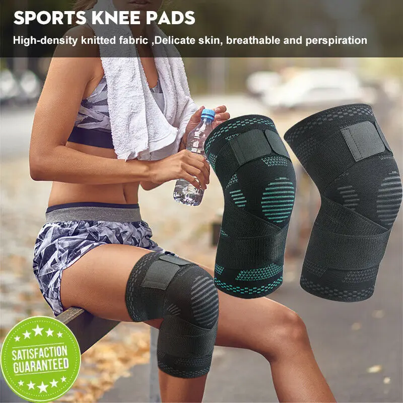 1 шт. спортивные наколенники Поддержка бандаж артрит ног эластичная повязка