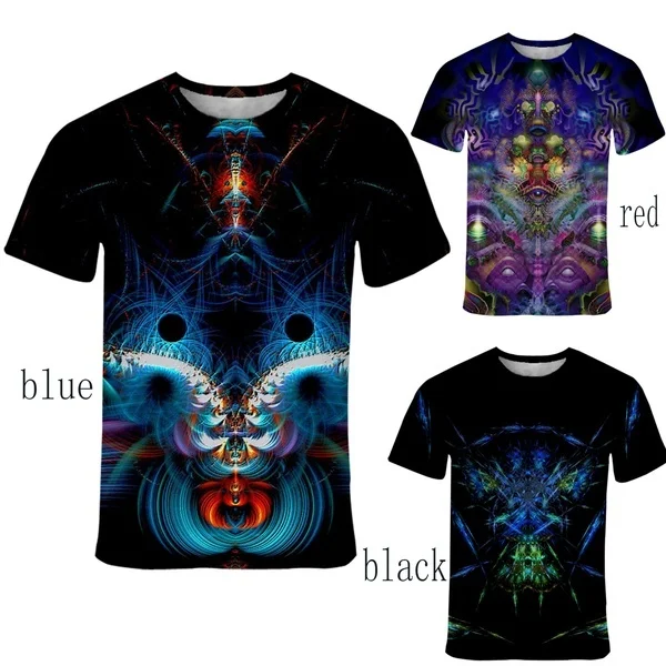 

Футболка с круглым вырезом и коротким рукавом, с 3D-принтом