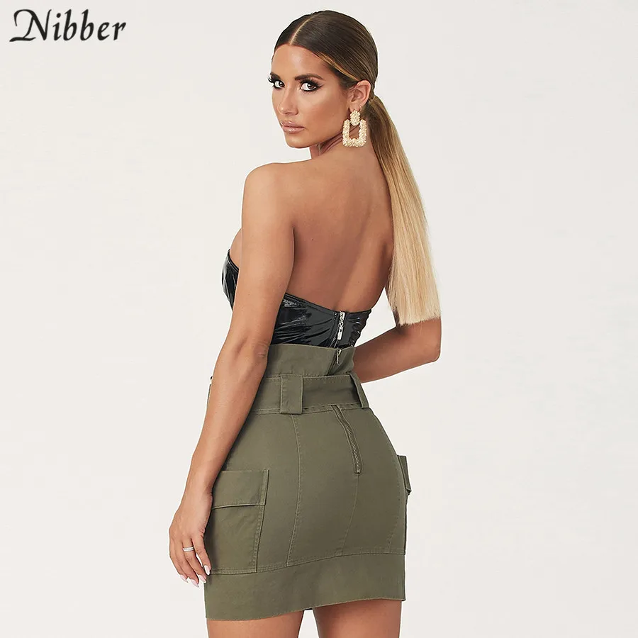 

sexy Black PU Leather Strapless backless bodysuits Women slim Top 2019 autumn fashion street Casual party bodysuit mujer