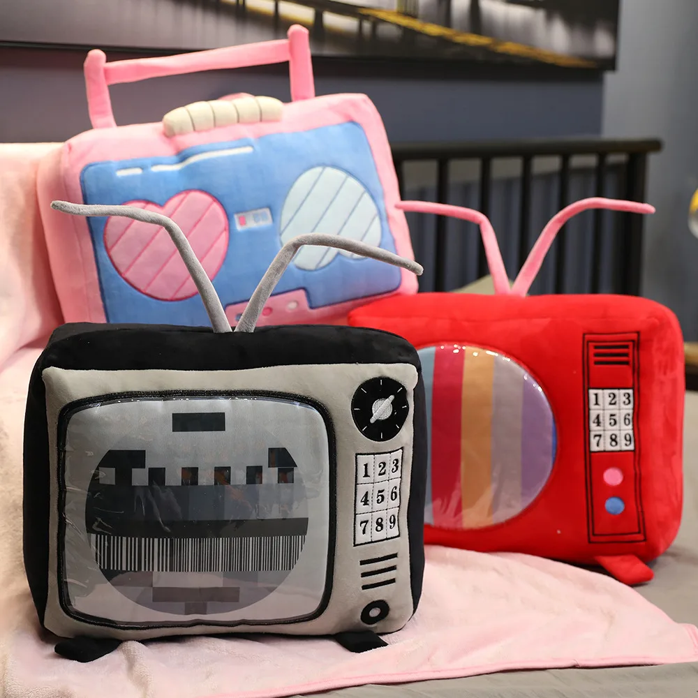 Забавная плюшевая подушка традиционная для телевизора | Игрушки и хобби