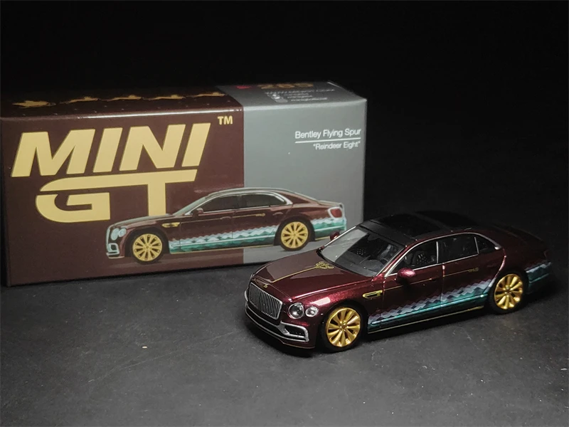 Коллекция эксклюзивных литых моделей HeyToys Mini GT 1/64 285 рождественские летающие