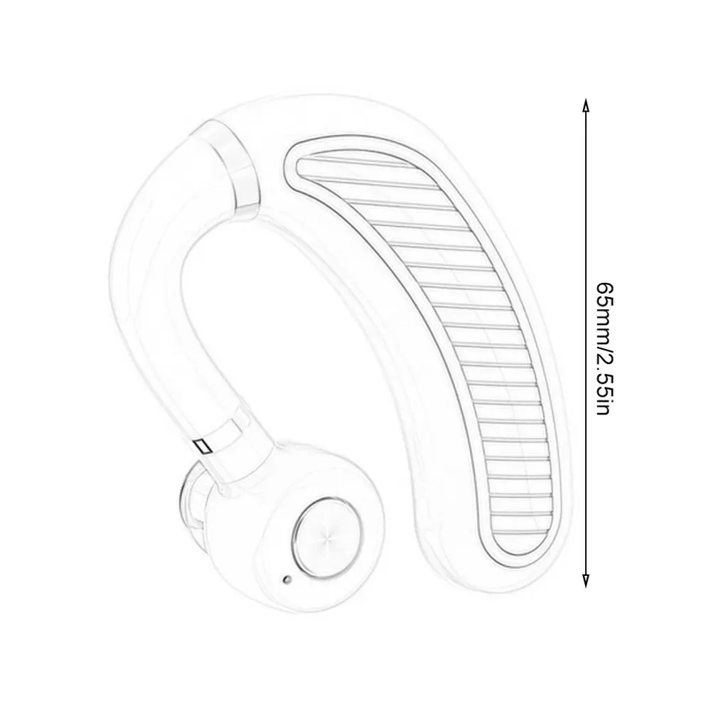 

BT Earphone With Microphone 24 Hours Talk Time Wireless Headset Sweat-proof Sport Music Earbuds Long Last Earpiece